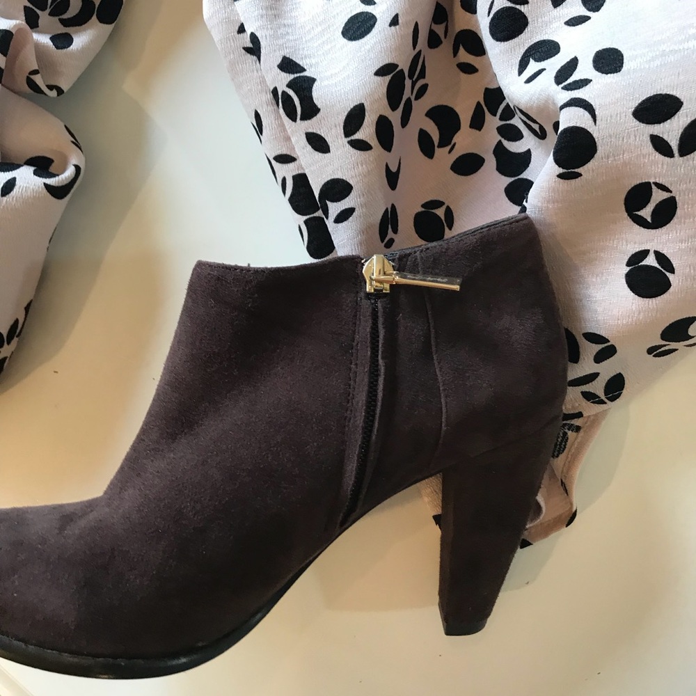 Elizabeth and James suede booties